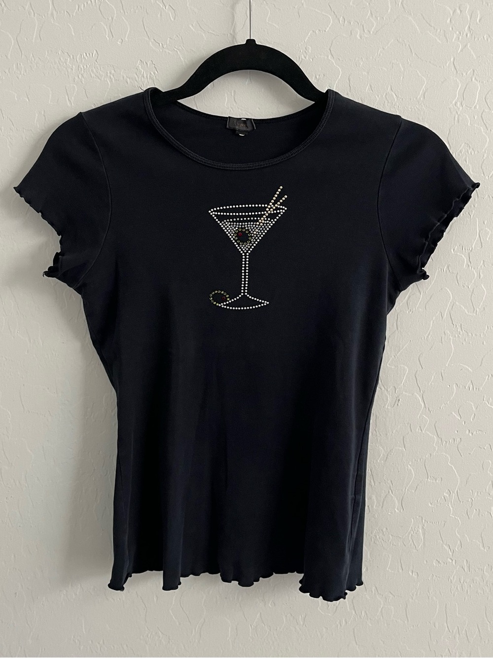 Vintage Y2K/90s Bedazzled Top - Picture 1 of 7